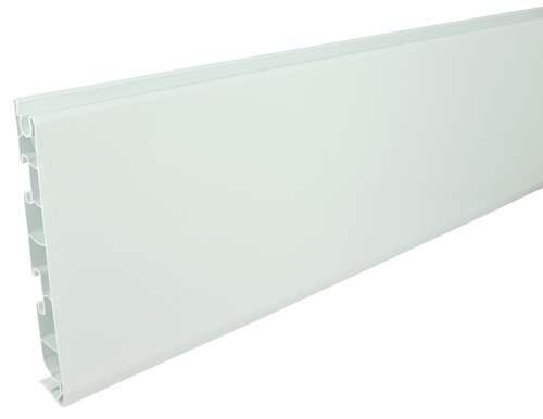 Bandeau alvéolaire BELRIV en PVC blanc L. 4 m x H. 21 cm