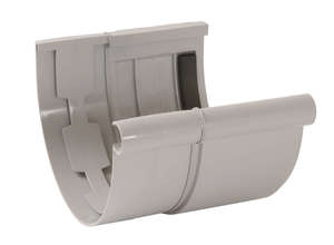 Jonction de dilatation pour gouttière en PVC L. 33 cm gris