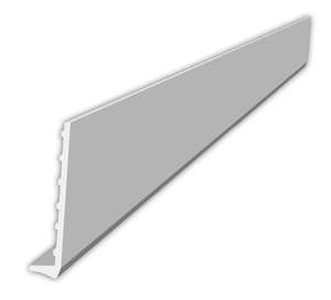 Bandeau cellulaire BELRIV en PVC blanc L. 4 m x H. 40 cm x Ép. 10 mm