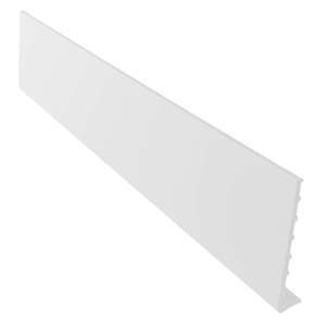 Bandeau cellulaire BELRIV en PVC blanc L. 4 m x H. 25 cm x Ép. 10 mm