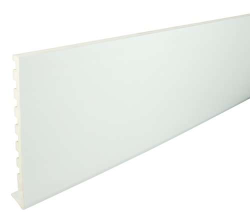 Bandeau cellulaire BELRIV TRADI en PVC blanc L. 4 m x H. 22,5 cm x Ép. 15 mm