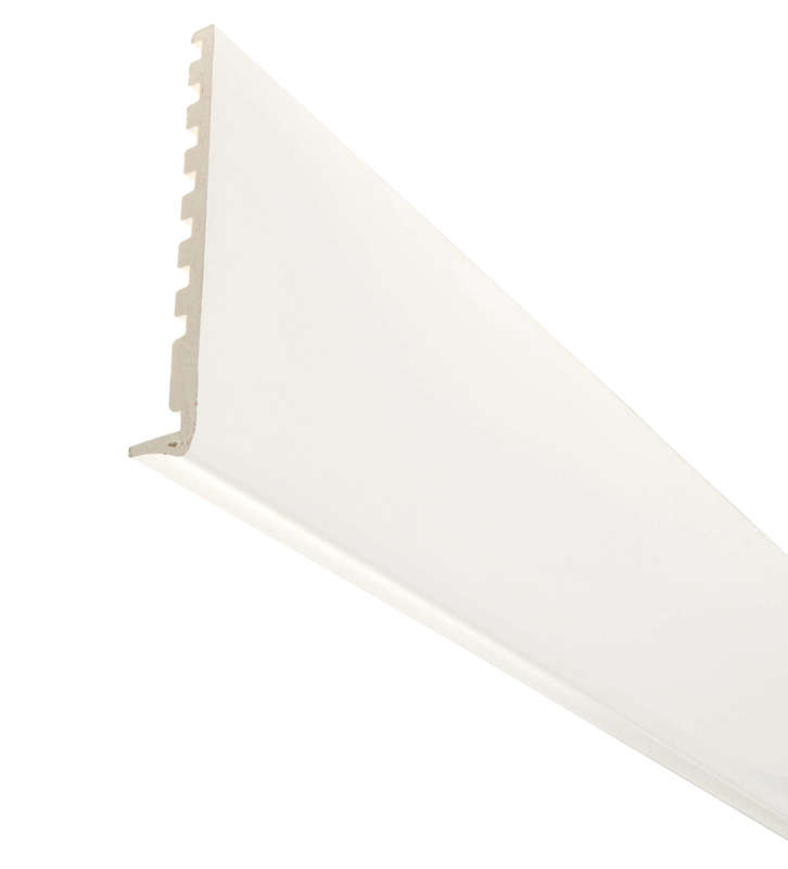 Bandeau cellulaire BELRIV TRADI en PVC blanc L. 4 m x H. 22,5 cm x Ép. 15 mm