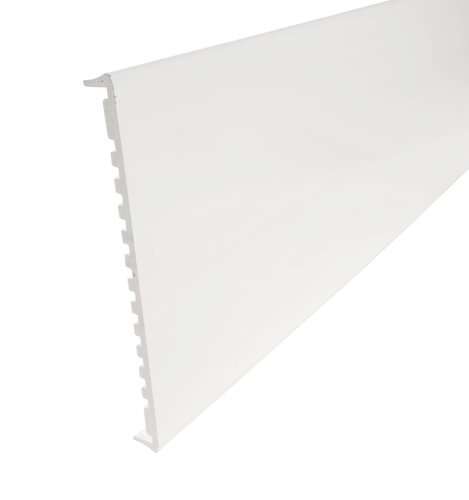Bandeau cellulaire BELRIV TRADI en PVC blanc L. 4 m x H. 40 cm x Ép. 15 mm