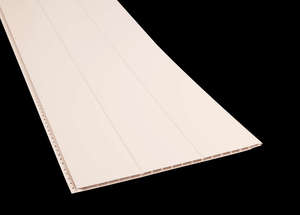 Profilé sous-face alvéolaire en PVC sable - L. 4 m x l. 33 cm