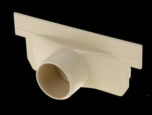 Fond de naissance pour caniveau en PVC Diam. 40 mm sable