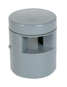 Aérateur à membrane en PVC gris Diam. 100 - 110 mm