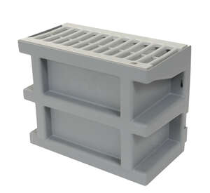 Courette pour vide sanitaire gris