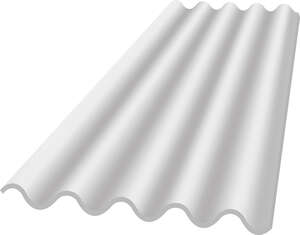Plaque en polyester renforcé PO5 CL3 - L. 1520 x l. 918 mm