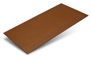 Ardoise en fibres-ciment ORLEANE brune - L. 40 x l. 24 cm