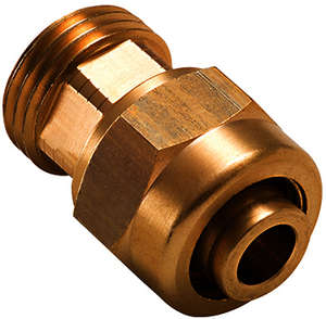 PER A COMPRESSION  RACCORD DROIT Ø16 - M 1/2 LIEN 1 PIÈCE