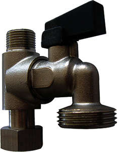 ROBINET DE REPIQUAGE MF 3/8 - SORTIE M 3/4 POUR M.A.L PLAQUETTE 1 PIÈCE