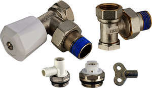 KIT COMPLET RADIATEUR MANUEL 1/2 BROCHABLE
