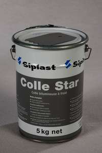 Colle bitumineuse pour collage des isolants COLLE STAR - Bidon de 5 kg