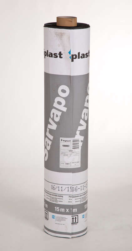 Pare-vapeur pour système sarking SARVAPO gris - Rouleau de L. 15 x l. 1 m