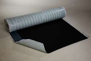 Membrane d'étanchéité pour toitures-terrasses ADEPAR TM en bitume élastomère noir L. 8 x l. 1 m