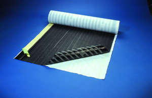 Membrane d'étanchéité pour toitures-terrasses ADEPAR JS en bitume élastomère noir L. 7 x l. 1 m