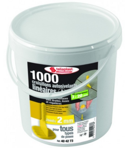 Croisillons auto-nivelants Lineaires 2 mm 1000 pieces