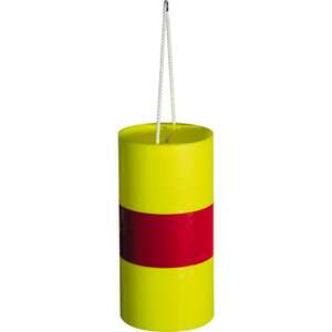 FARDIER CYLINDRIQUE TALIAFLUO JAUNE BANDE RETRO ROUGE