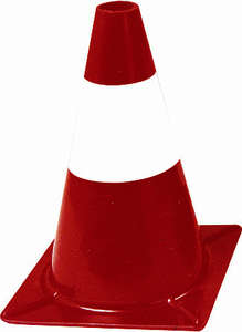 CONE PLASTIQUE FLUO 30CM 350 G