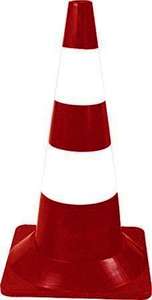 CONE PLASTIQUE FLUO 50CM 600G
