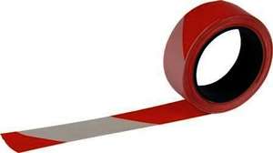 RUBAN RUBAPLAST ROUGE BLANC 100MX50MM