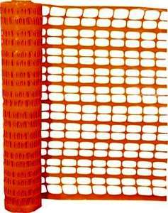 BARRIERE DE SIGNALISATION PLASTIQUE ORANGE 1MX50ML