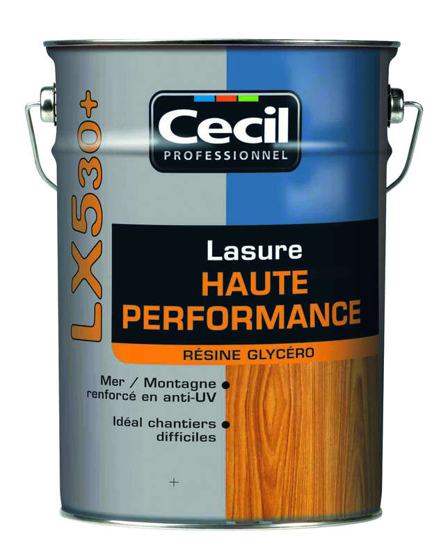 Lasure haute performance résine glycéro indice 30 LX530+ incolore - Pot 5 L