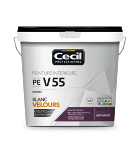 Peinture intérieure multi-supports PE V55 EXPERT aspect velours blanc - Pot 5 L