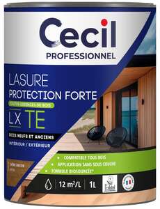 Lasure protection forte LX TE - Chêne ancien - Pot de 1 L