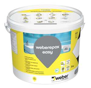 Mortier-colle pour jointement WEBEREPOX EASY - Seau de 5 Kg