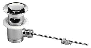 Bonde lavabo automatique en laiton chrome brillant