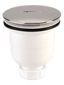 Bonde de douche 790Y pour receveur en grès ou acrylique Diam. 90 mm sortie verticale 