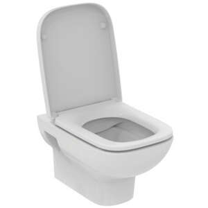 WC suspendu sans bride avec abattant frein de chute IDEAL STANDARD Okyris blanc