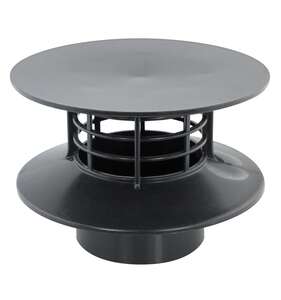Extracteur statique en PVC ardoise Diam. 100 mm