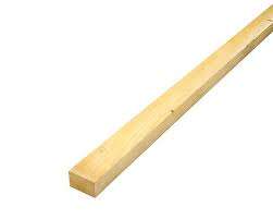 Lambourde en Sapin/Épicéa - choix 2 - traité classe 2 - 38x63 mm - L. 3 m
