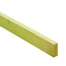 Demi-bastaing en Sapin/Épicéa - choix 2 - traité classe 2 - 38x150 mm - L. 4 m