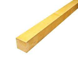 Pièce en Sapin/Épicéa - choix 2 - traité classe 2 - 100x100 mm - L. 4,5 m