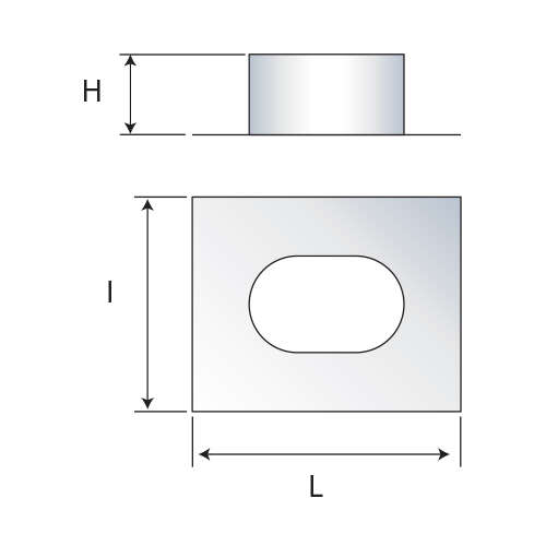 Plaque d’étanchéité haute pour tubage flexible - Diam. 230 mm