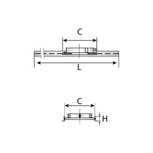 Support plancher THERMINOX 130TZ pour conduit en inox non peint - Diam. 130 mm