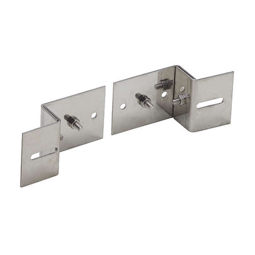 Rallonge de collier mural INOX-INOX en inox - Diam. 230 x L. 155 mm