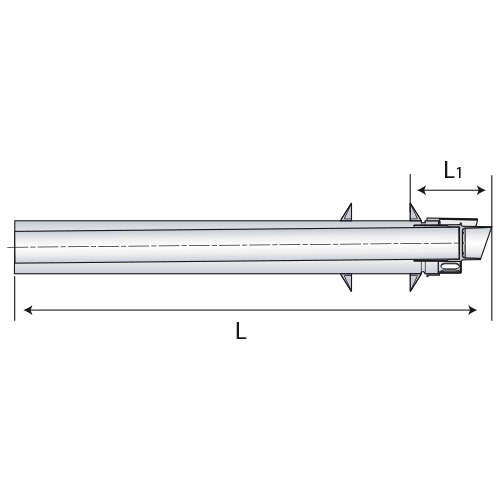 Terminal horizontal pour chaudiere à condensation GP - Diam. 80/125 mm