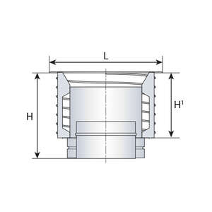 Chapeau aspirateur spiral CASP 150 sortie de toit ronde non peint - Diam. 150 mm