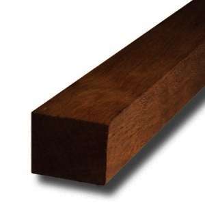 Tasseau en bois exotique rouge - non traité - 10x40 mm - L. 2,4 m