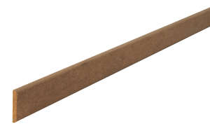 Profilé de finition chant plat en MDF - 2 angles arrondis - L. 2440 x l. 28 x Ép. 4 mm