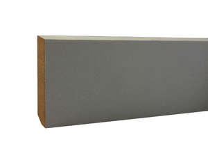 Plinthe AV M.D.F. Revêtu Papier Blanc 10 X 70 2M40 10 Lgs