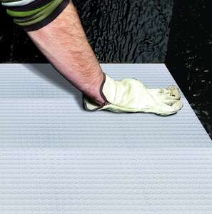 Plaque drainante en polystyrène expansé pour terrasses jardin SOPRADRAIN® SORGUES - L. 1 x l. 1m