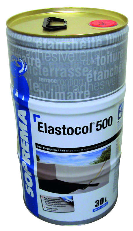 Enduit d'imprégnation pour plancher en bitume ÉLASTOCOL® 500 - Bidon de 30 L