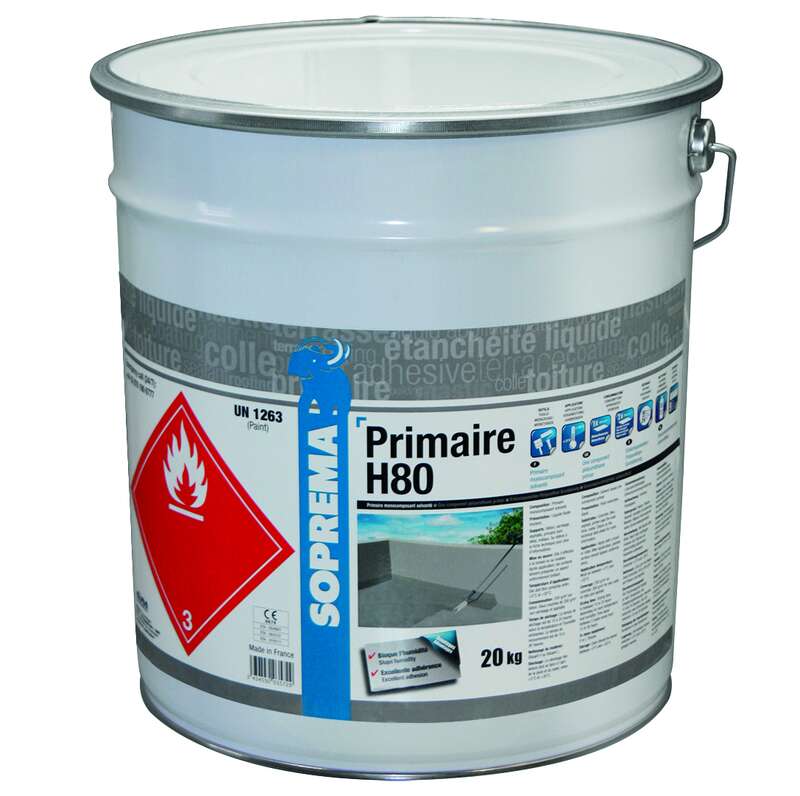 Primaire pour résine de polyuréthane monocomposante PRIMAIRE H80 - Bidon de 20 kg