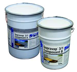 Pare-vapeur liquide SOPRAVAP® 3 en 1 - Kit de 25 kg