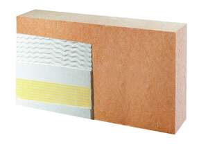 Panneau isolant en fibre de bois rigide PAVAWALL® SMART, PAVATEX, L.940mm x l.600mm x Ep.180mm